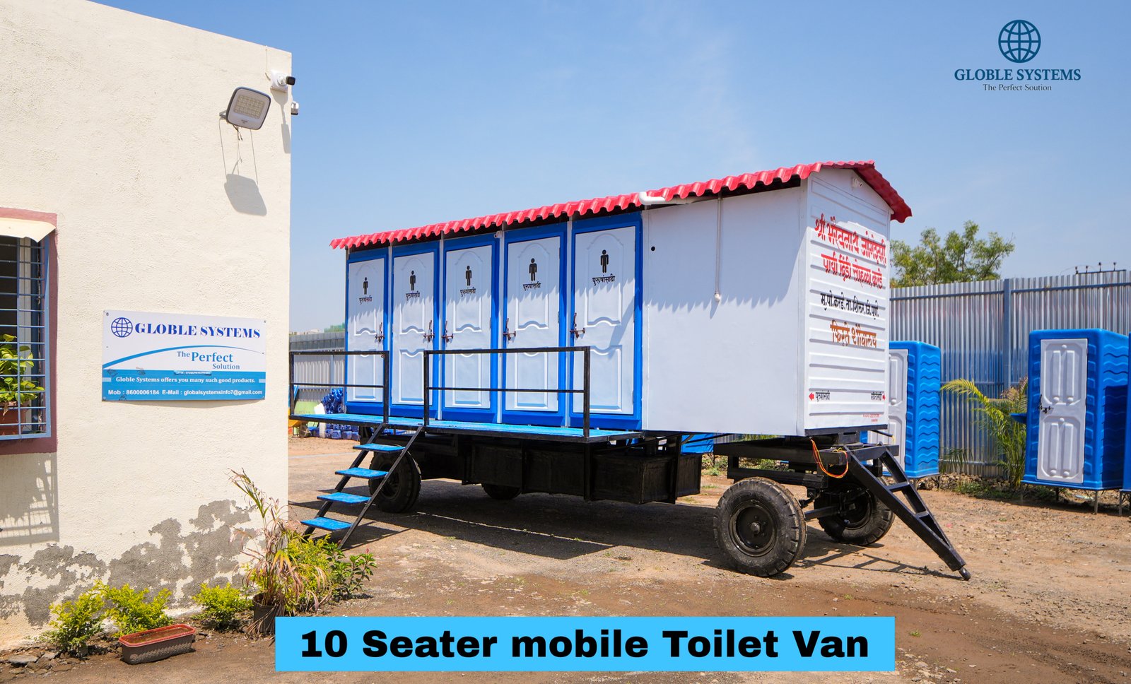 FRP Mobile Toilet Van